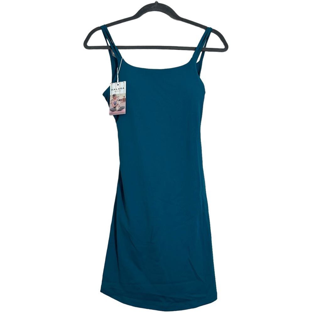 NWT Halara Everyday Double Straps Backless Twisted 2 Piece Exercise Dress Small